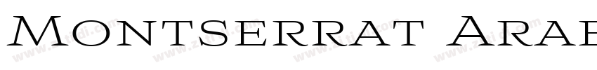 Montserrat Arabic Re字体转换